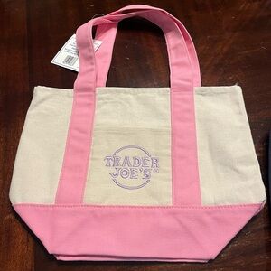 Pink Canvas Tote Bag Trader Joe’s